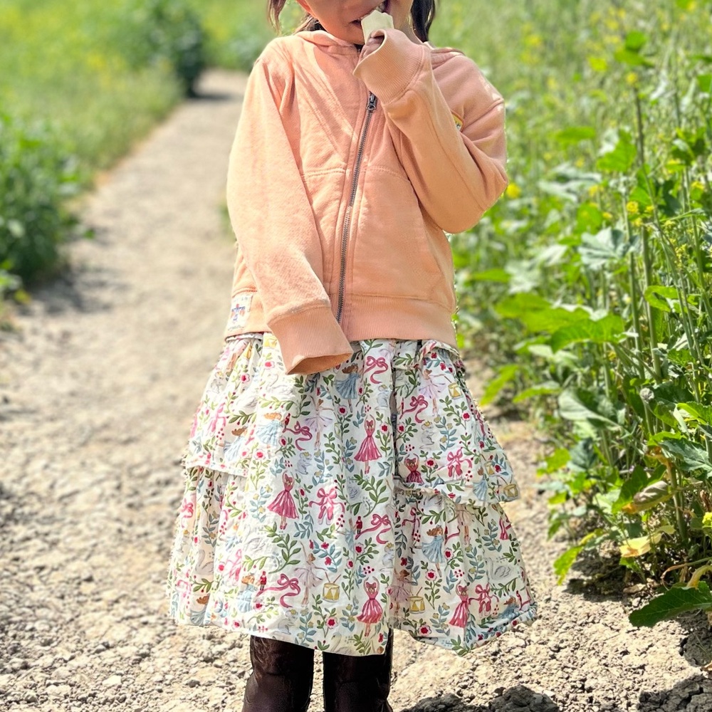 Faherty Kids Peach Hoodie